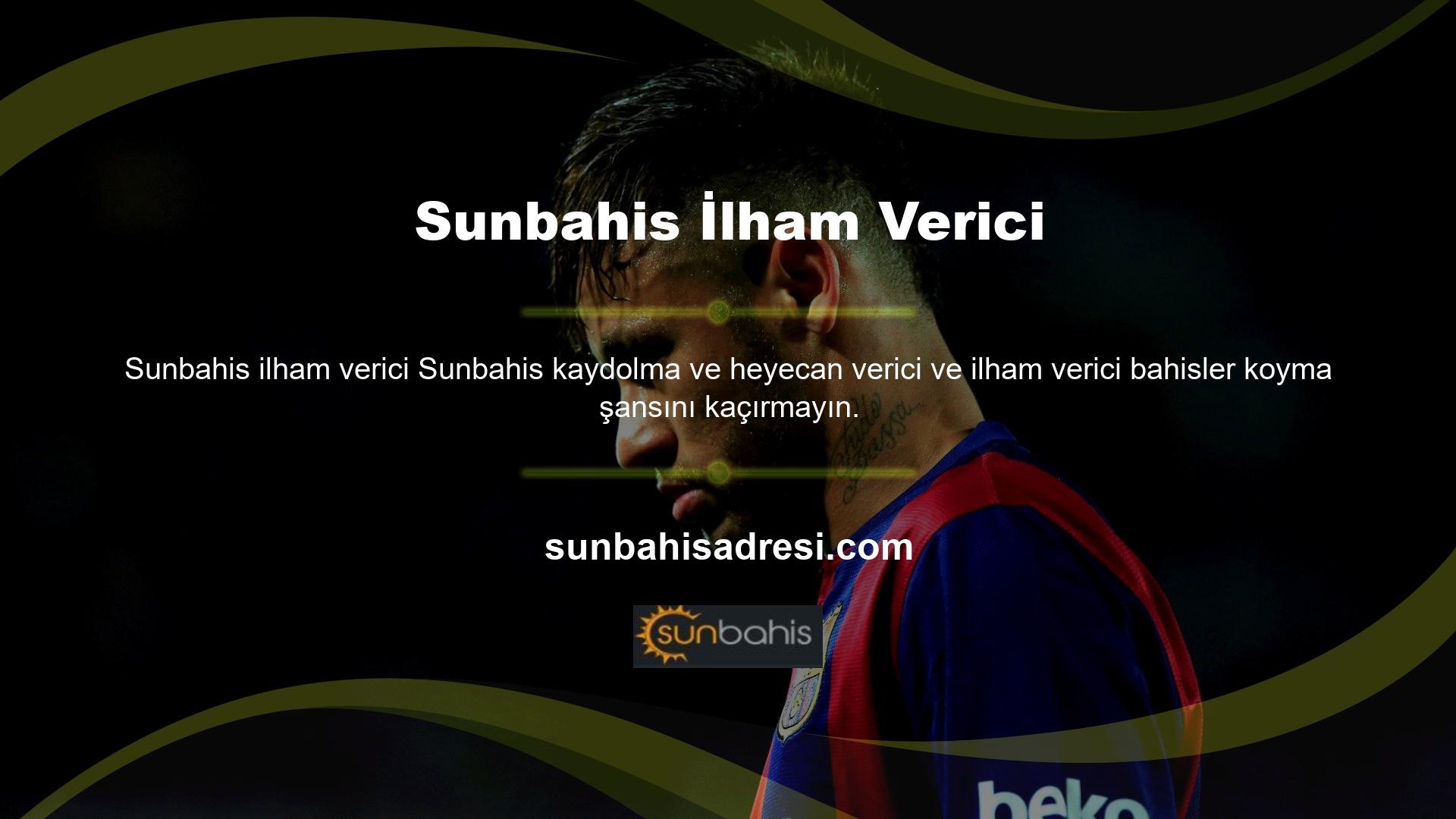 Sunbahis yakın zamanda web sitesini güncelledi, bu yüzden yeni giriş adresini düzenli olarak kontrol ettiğinizden emin olun